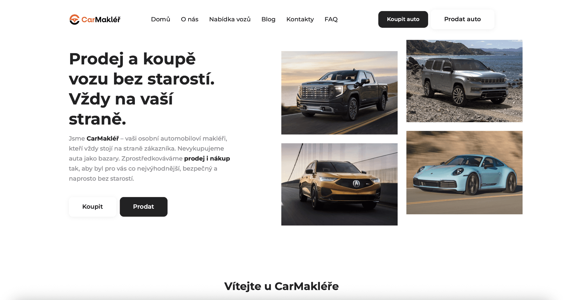 CarMakléř — ukázka realizace
